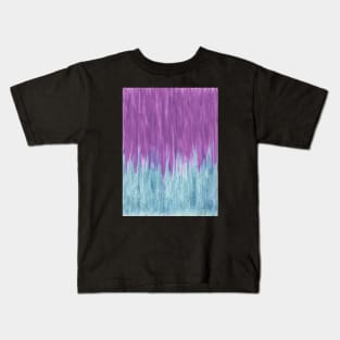 Aqua Sparkle Berry Abstract Kids T-Shirt